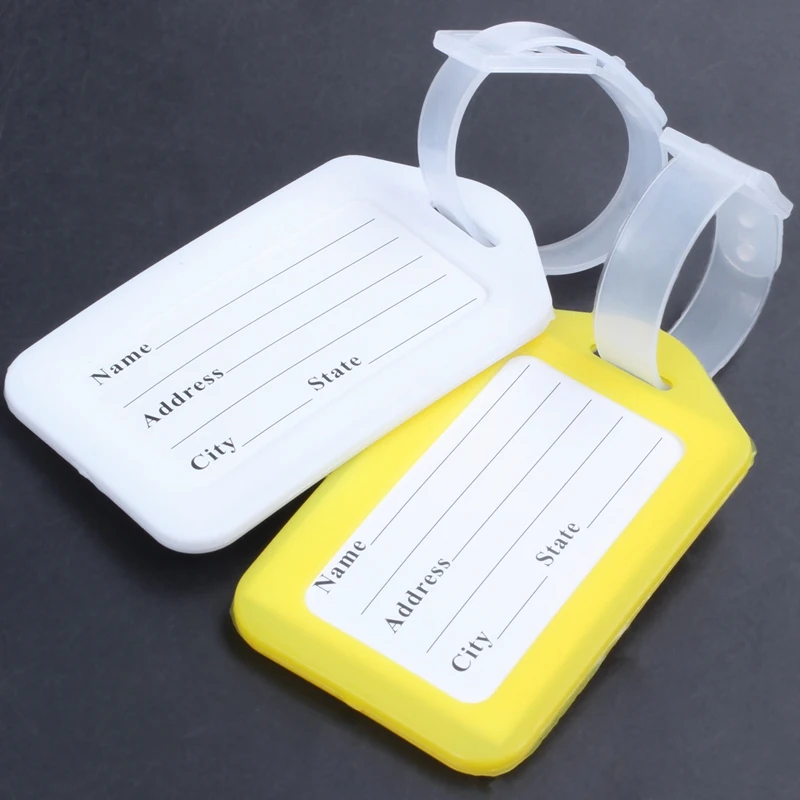 18 шт. бирки для багажа с адресными картами|Этикетки одежды| |