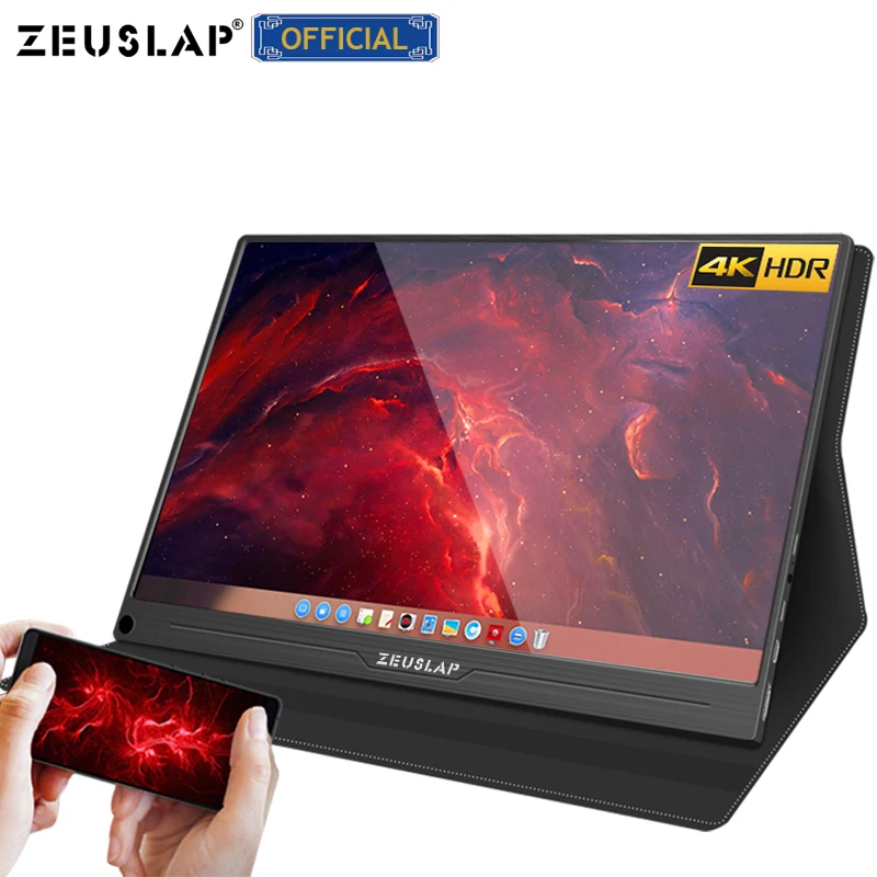 Фото 12 5 "15 6" Тип C USB HDMI совместимый DP 4K ультратонкий портативный игровой монитор 12 5 "15 6" Тип C USB HDMI совместимый DP 4K ультратонкий портативный игровой монитор
