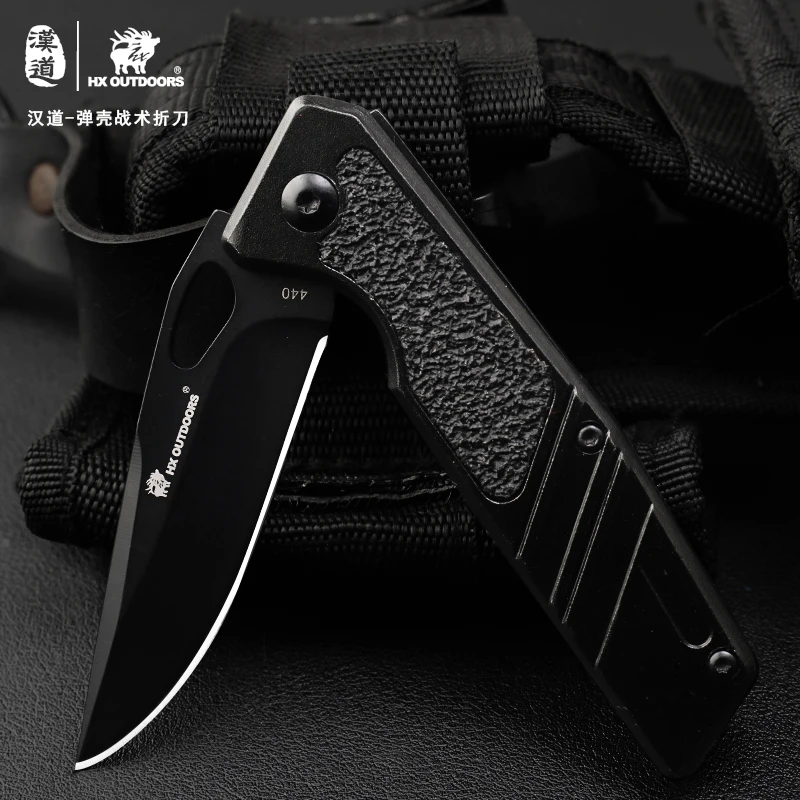 Hx складной нож на открытом воздухе нейлоновая ручка из углеродного волокна