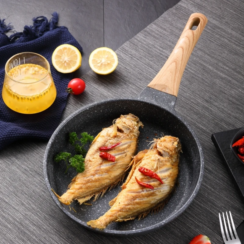 

Modern Simple Frying Pan Kitchen Healthy Breakfast Induction Cooker Frying Pan Steak Poele Cuisine Kitchen Dining Bar BC50PD