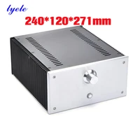 lyele 2412b all aluminum power amplifier chassis 240120271mm all aluminum housing