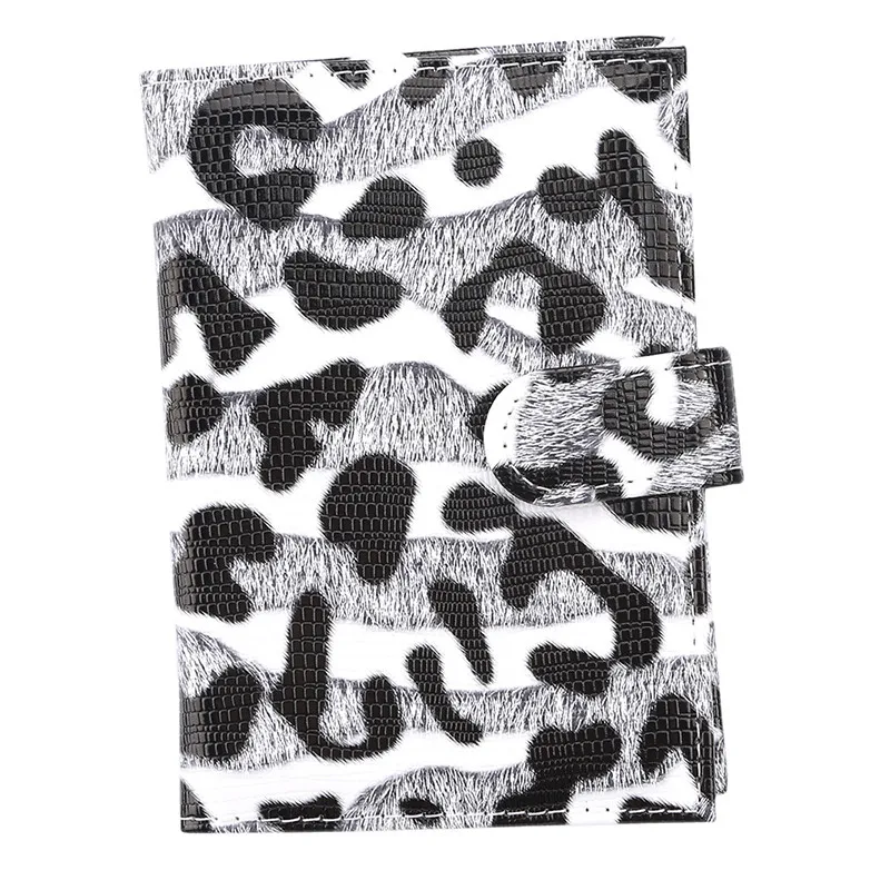 

Travel Women Passport Cover Leopard Hasp Pu Leather Passport Holder Waterproof Unisex Passport Ticket Clip Card Holder Cover Bag