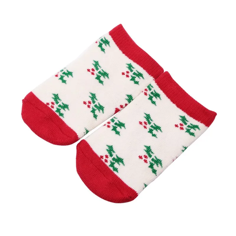 65RW Baby Boys Girls Thickening Cotton Heart Print Cartoon Anti-slip Floor Socks Hot Newborn Winter Autumn Warm Soft Clothes Socks - Цвет: 65RW