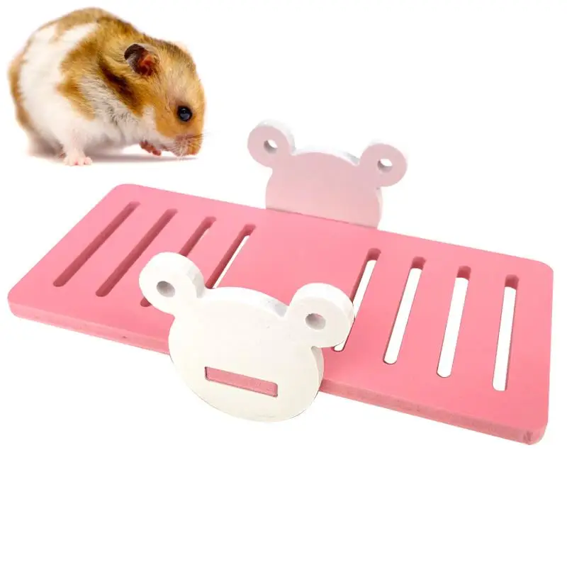 

Little Hamster Seesaw Toy Plastic Small Pet Exercise Entertainment Toys For Chinchilla Gerbil Ferret Cage Climbing Playing Toys