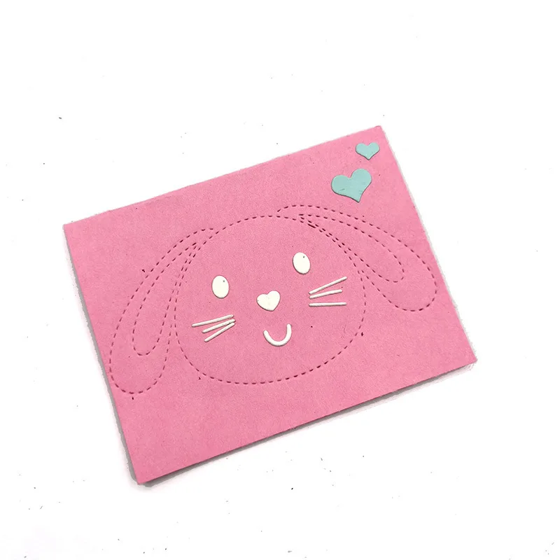 

Love Rabbit Envelope Metal Cut Dies Stencils for Scrapbooking Stamp/Photo Album Decorative Embossing DIY Paper Cards