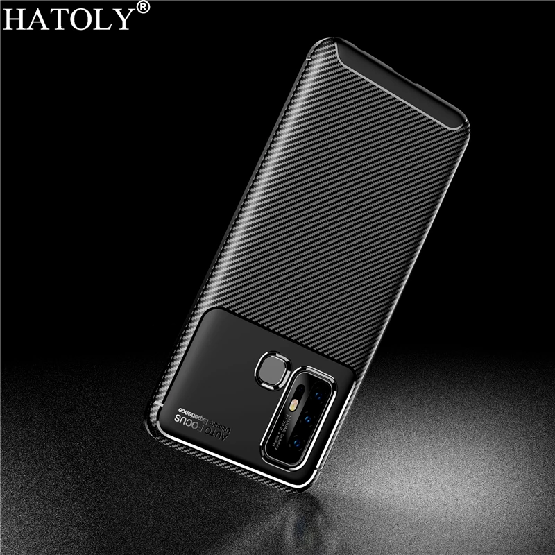 hatoly case for vivo z6 cover ultra thin soft tpu carbon fiber back cover for bbk vivo z6 z 6 5g bumper silicone cases 6 57 free global shipping