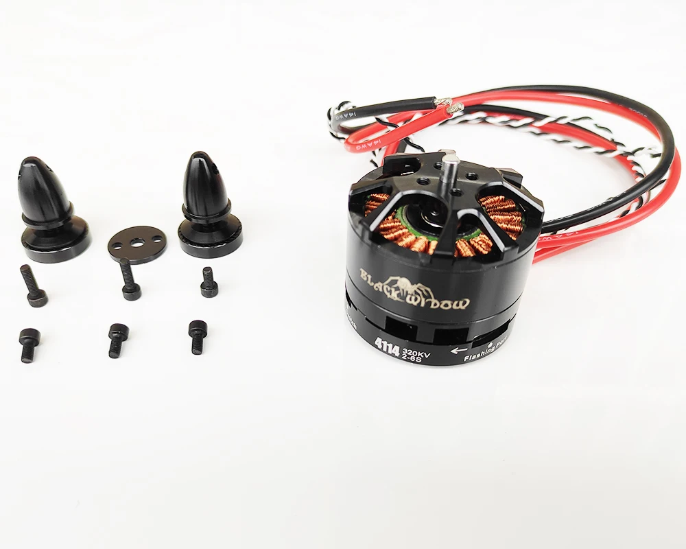ZTW Black Widow 4114 390KV Motor with Built-In 40A ESC CW CCW for RC FPV Drone Quadcopter Multirotor and Other DIY Project enlarge