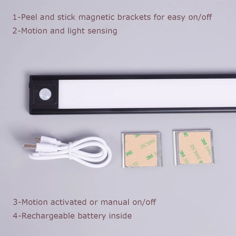 Светодиодный светильник с пассивным инфракрасным датчиком движения для нижнего