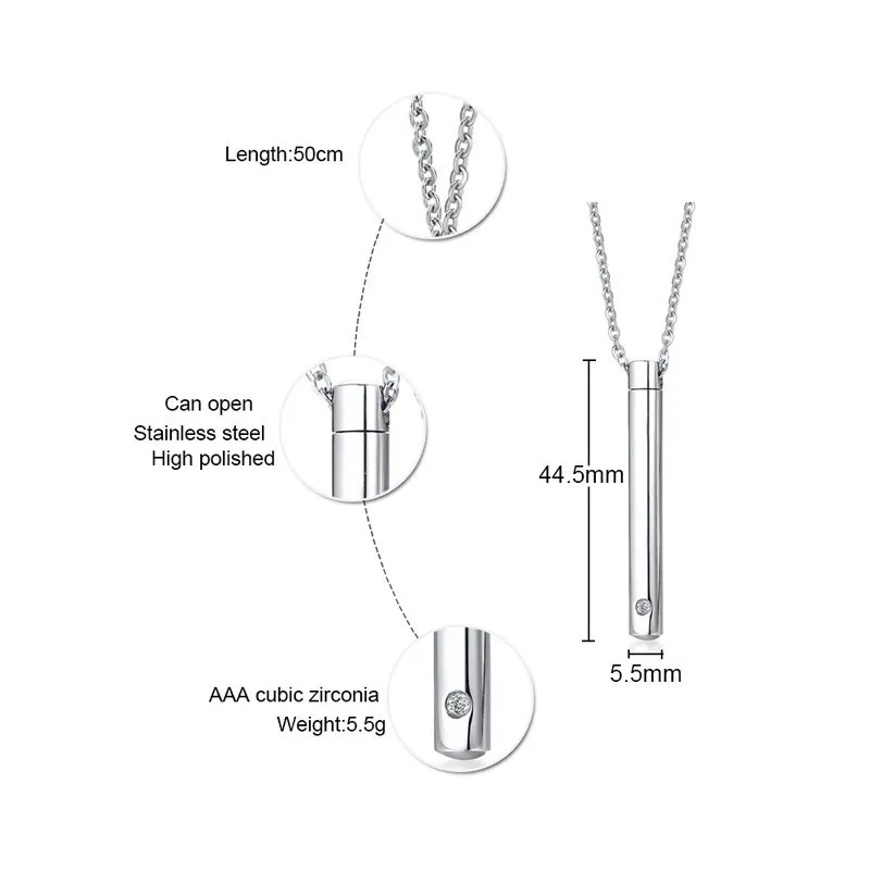 Женское ожерелье с подвеской из нержавеющей стали|Ожерелья подвеской| |