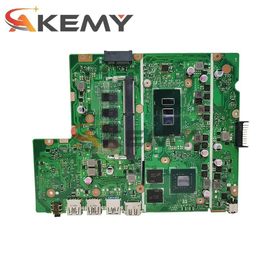 akemy for asus x540ub x540ubr x540uv laptop motherboard mainboard x540ub original mainboard with i5 7200u cpu 8gb ram 2gb gpu free global shipping