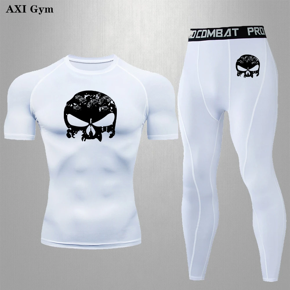 

Bjj Men's Fitness Training Quick Drying Suit Gym Jogging Compression Suit Boxing Suit Cycling Suit Basketball Training Tights