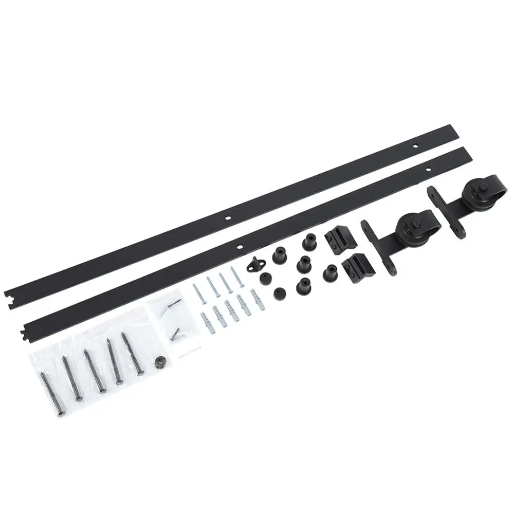 2000 мм фитинги для раздвижных дверей стальные раздвижные Сараи набор деревянных