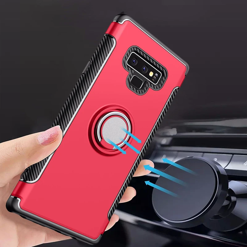 Высокое качество магнитный автомобильный держатель чехол 360 вращающееся кольцо
