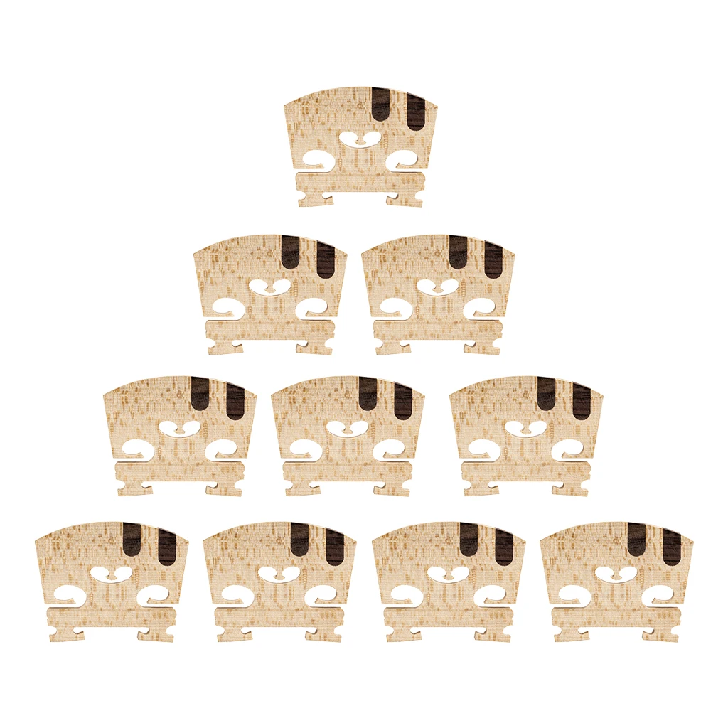 

Деревянный мост для скрипки с струнами из эбенового дерева, инкрустация для размеров 4/4, детали для скрипки