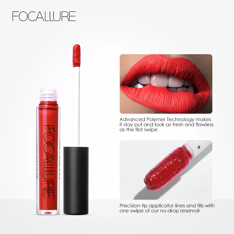 Focallure Matte Lip gloss Tint Paint Colors Long Lasting Waterproof Liquid Moisturizing Lipstick Beauty Makeup |