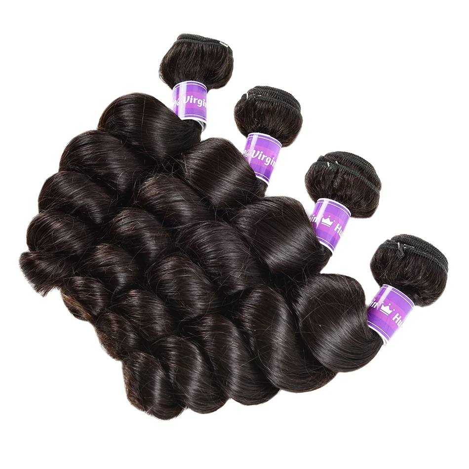 Hair Extension Wholesale Price Loose Wave Human Weave 100% Indian Virgin Bundles In Bulk Sale | Шиньоны и парики