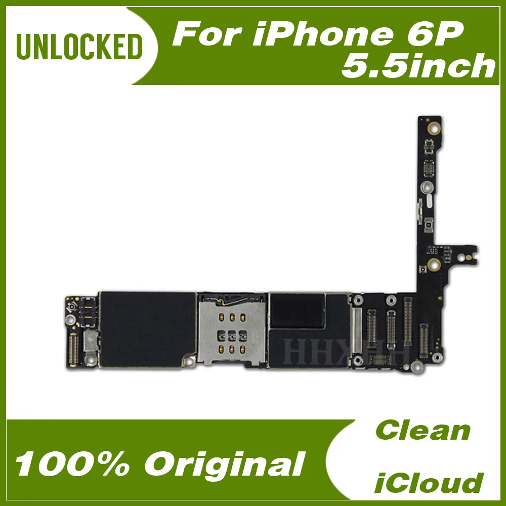 16 Гб 64 Гб 128 ГБ IOS разблокированная материнская плата для iphone 6 plus, материнская плата с полным чипом, оригинальная материнская плата для iphone 6 5,5 дюймов