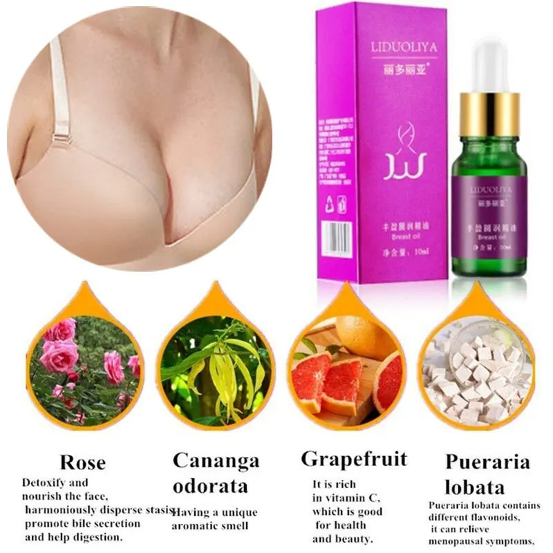 Эфирное масло для увеличения груди укрепляющий крем безопасный быстрый бюст