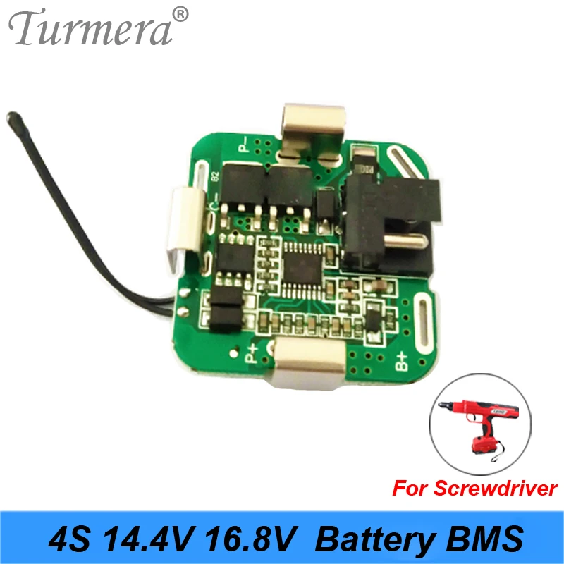4S 16 8 в литиевая батарея 18650 зарядное устройство PCB BMS Защитная плата для отвертки