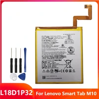 original replacement tablet battery l18d1p32 for lenovo smart tab m10 genuine rechargable batteries 4850mah with free tools