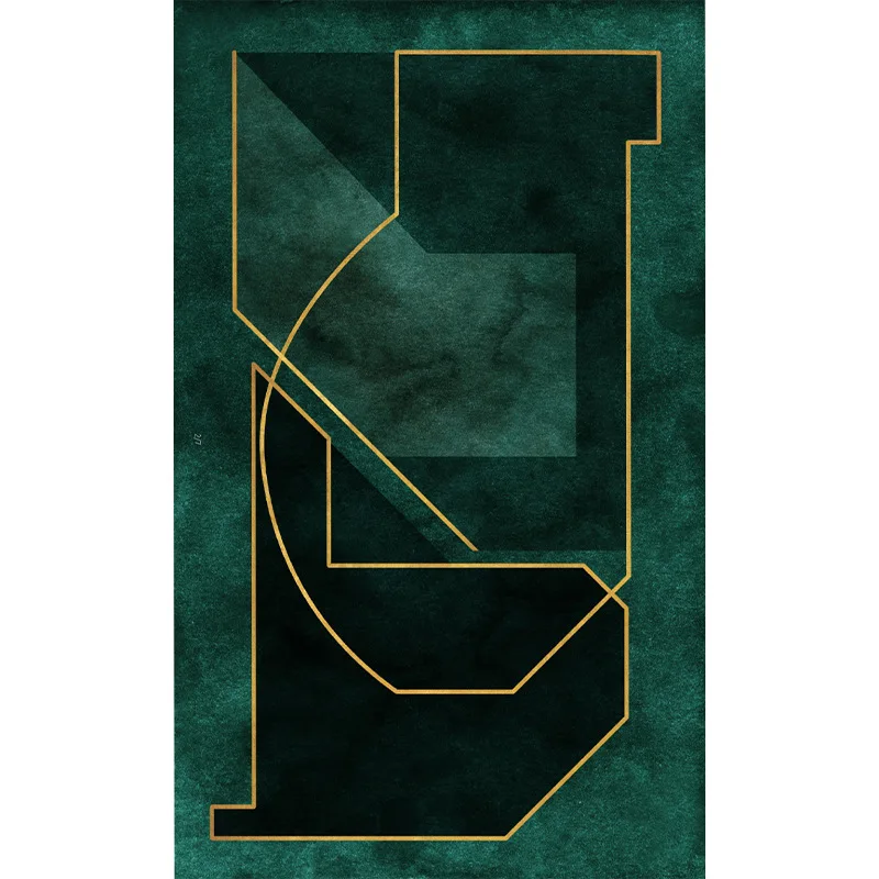 Роскошные ковры зеленого цвета для гостиной спальни украшения детской