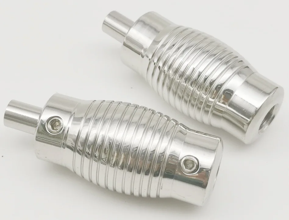 2Pcs 22mm New Arrival Silver Stainless Steel Tattoo Machine Tubes Grips High Quality For Needles Tips Supply | Красота и здоровье