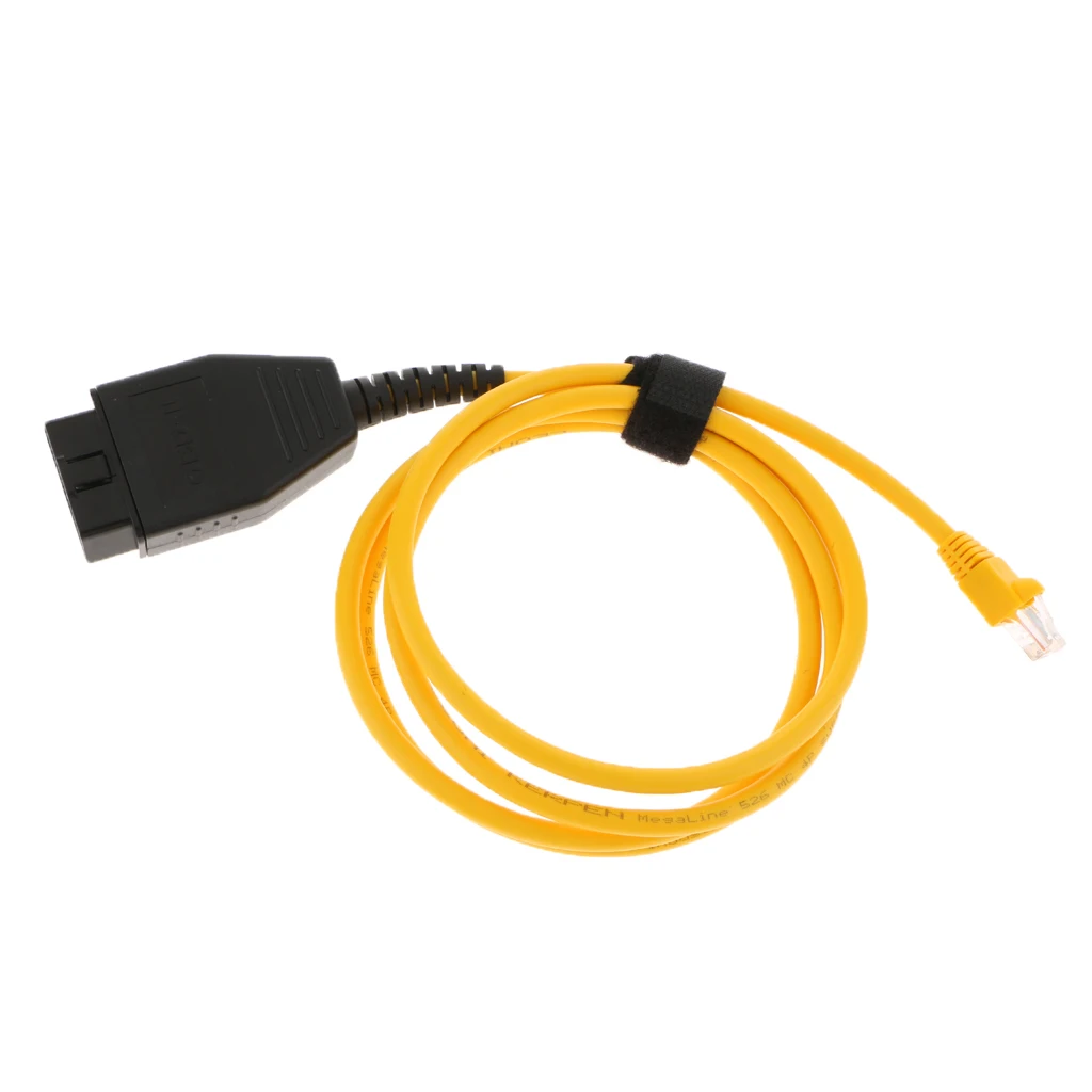 Кабель передачи данных ENET Ethernet к интерфейсу OBD E-SYS код подходит для BMW |