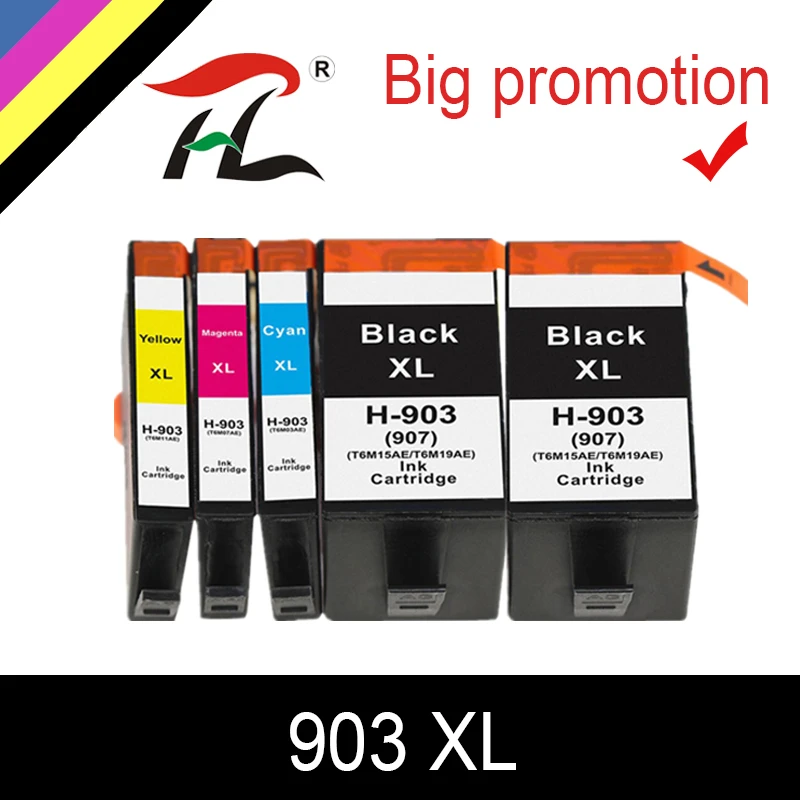 Чернильный картридж YLC 903XL для принтера HP 903 903xl hp совместим с принтером Officejet Pro 6950
