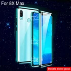 Роскошный Магнитный поглощающий чехол для Huawei Honor 8X Max max металлическая рамка двухсторонний стеклянный чехол 8xmax защитный чехол для телефона
