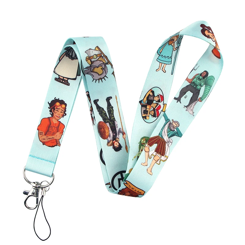 K843 Перси Джексон и олимпийцы брелок ремешки значок Id держатель ID карта пропуск