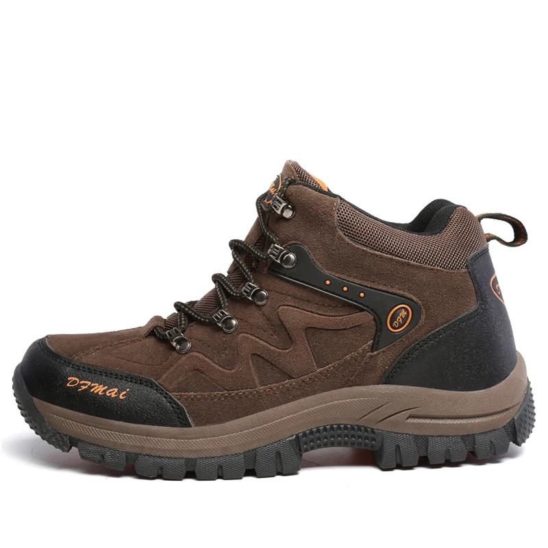 JUNJARM Mens Winter Shoes Men High Quality Warm Snow Boots Waterproof Non-slip Sneakers Fashion Light Footwear 39-48 | Обувь