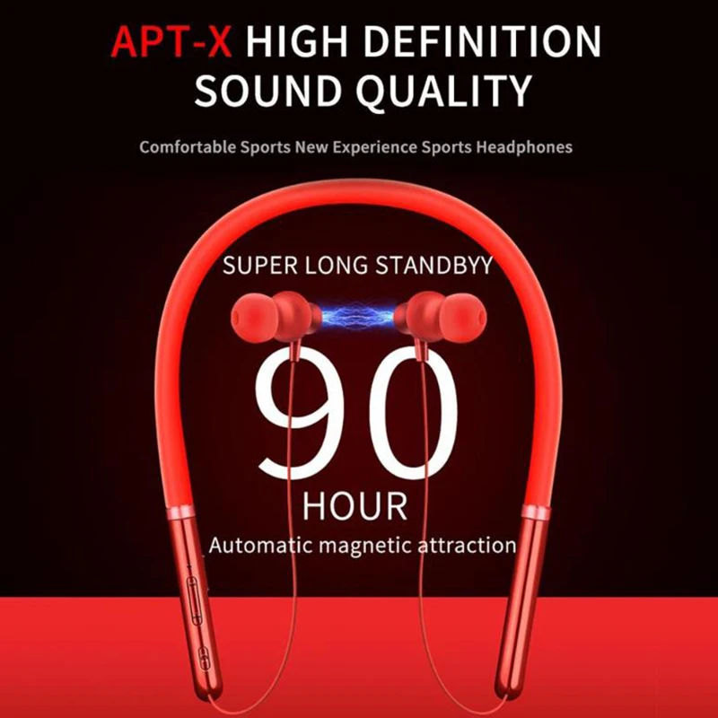 Новинка 2019 Спортивные Беспроводные наушники Bluetooth с супербасами гарнитура