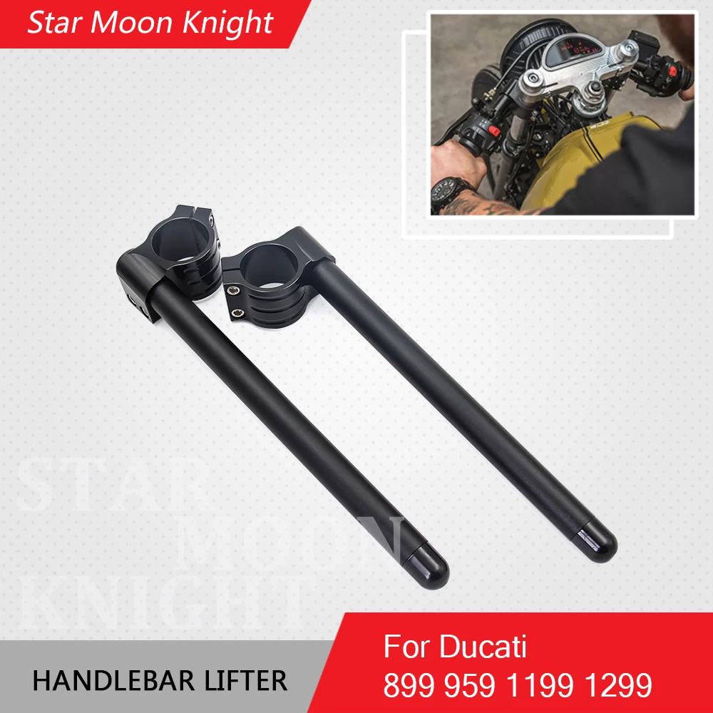 Универсальный Гоночный Регулируемый CNC для Ducati 899 959 1199 1299 клипса на руле вилки