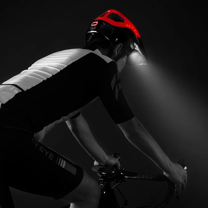 

MTB Bicycle Helmet Cycling Headlight USB Rechargeable Road Bike Led Light Helmet Ultralight In-mold Women Men Outdoor Sports Hat