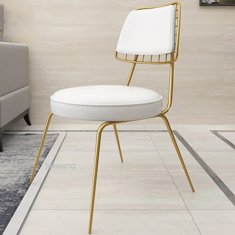 Скандинавский роскошный стул для столовой диван Настраиваемые маникюрные