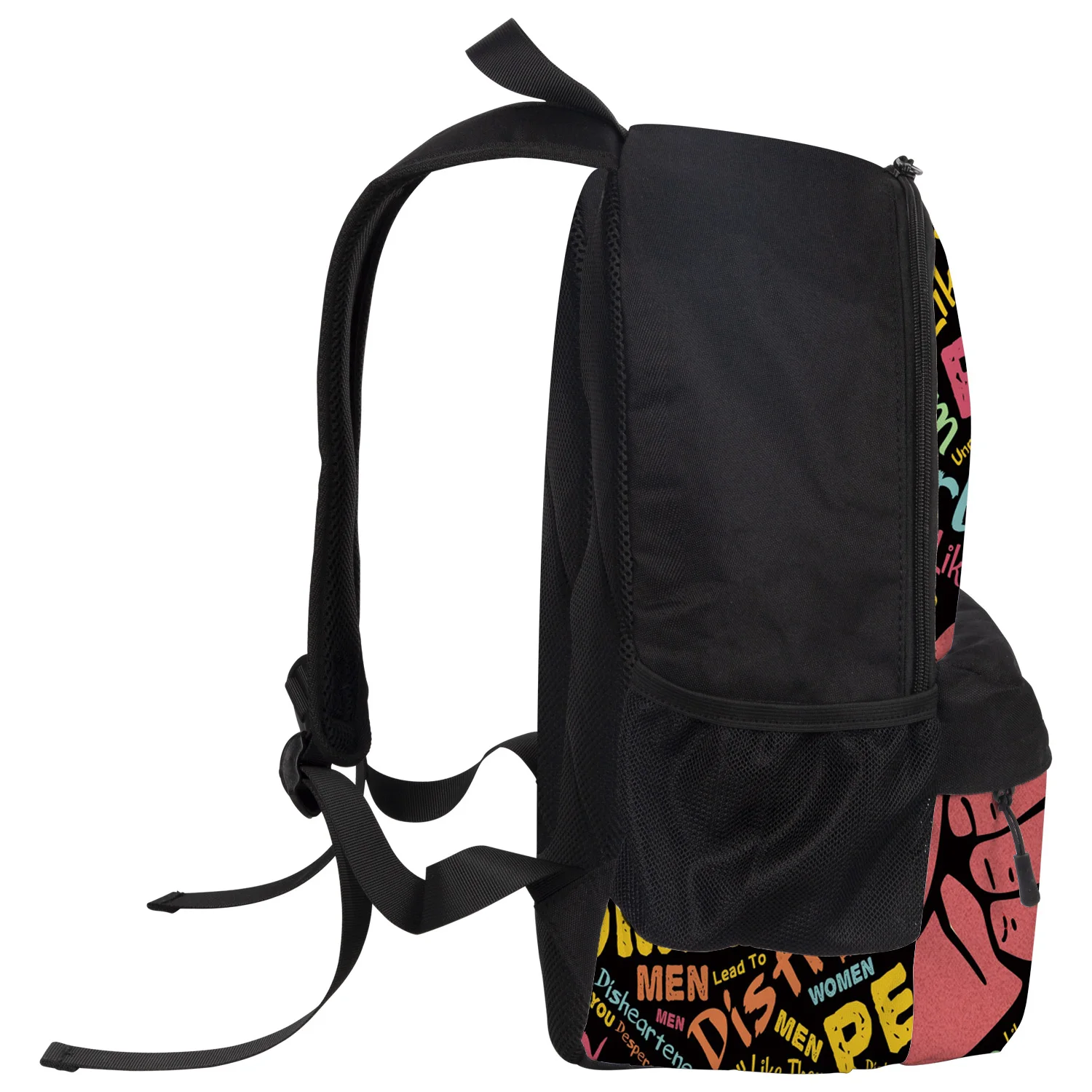 Текстовая иллюстрация уличный английский рюкзак студенческий для ноутбука