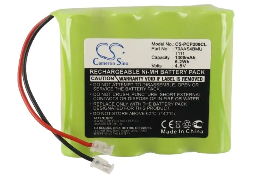 

cameron sino 1300mah battery for AUDIOVOX AT22R for COBRA CP200 CP200S for PHILIPS CP200 CP200S TD9200 TD9260 TD9861B-19