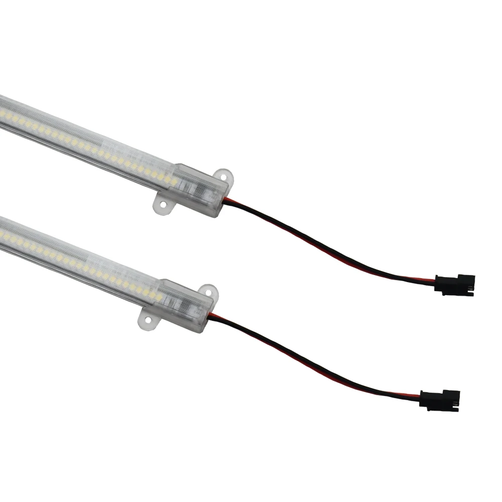 Светодиодная лента AC220V SMD2835 с твердым лучом 0 3 м 4 5 из алюминиевого сплава для