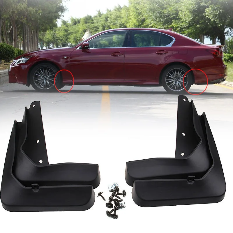 Брызговики для украшения автомобиля брызговики передние и задние подходят LEXUS GS