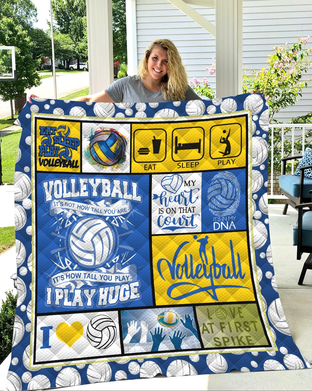 Одеяло для волейбола с 3D принтом детское и взрослые постельные принадлежности