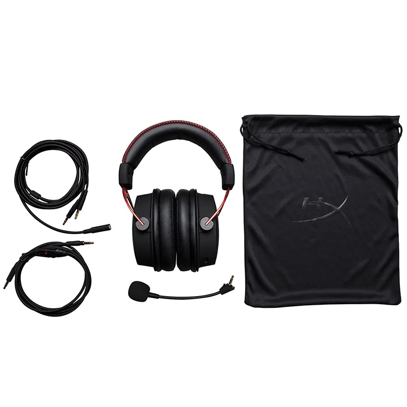 Гарнитура Kingston HyperX Cloud Alpha E-sports с микрофоном игровая гарнитура для ПК PS4 Xbox Mobile |