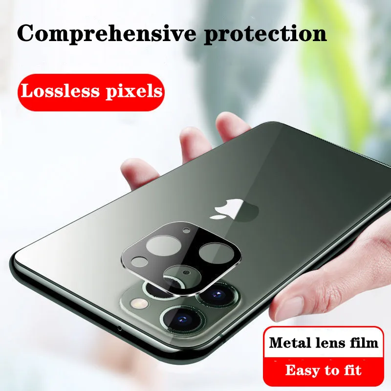 Metal Camera Lens Protector Film for IPhone 11 12 Pro Max 12mini IPhone 11 12 Pro Max Mini 11Pro Titanium Alloy Camera Lens Film images - 6