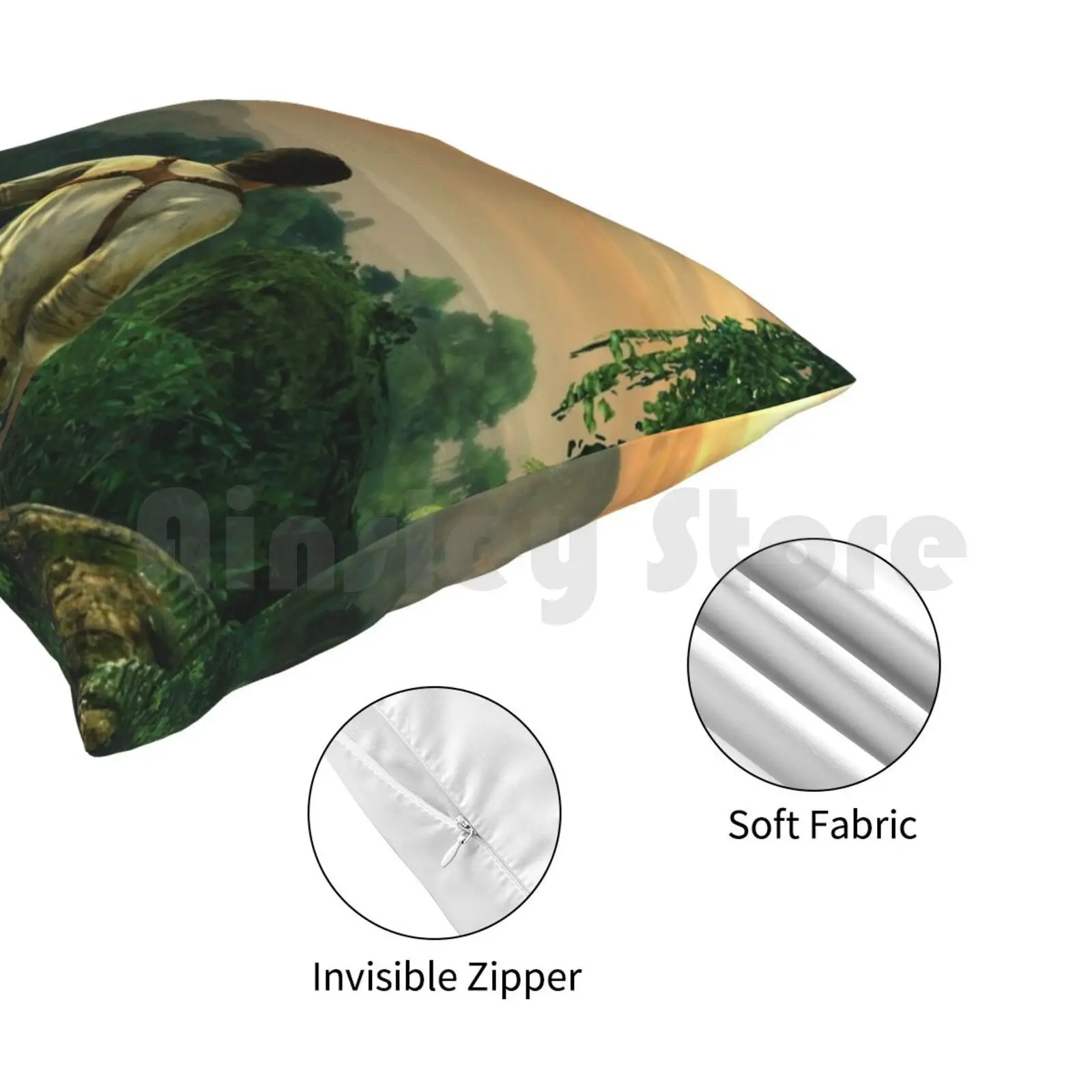 Чехол-Подушка El Dorado (без ожерелья) с принтом домашняя мягкая подушка Натан Дрейк