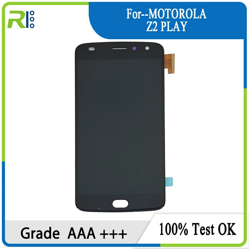 

Дисплей для Motorola Moto Z2 Play XT1710-01/02/07/08/09/10/11, ЖК-дисплей с сенсорным экраном и дигитайзером в сборе для Moto Z2Play LCD