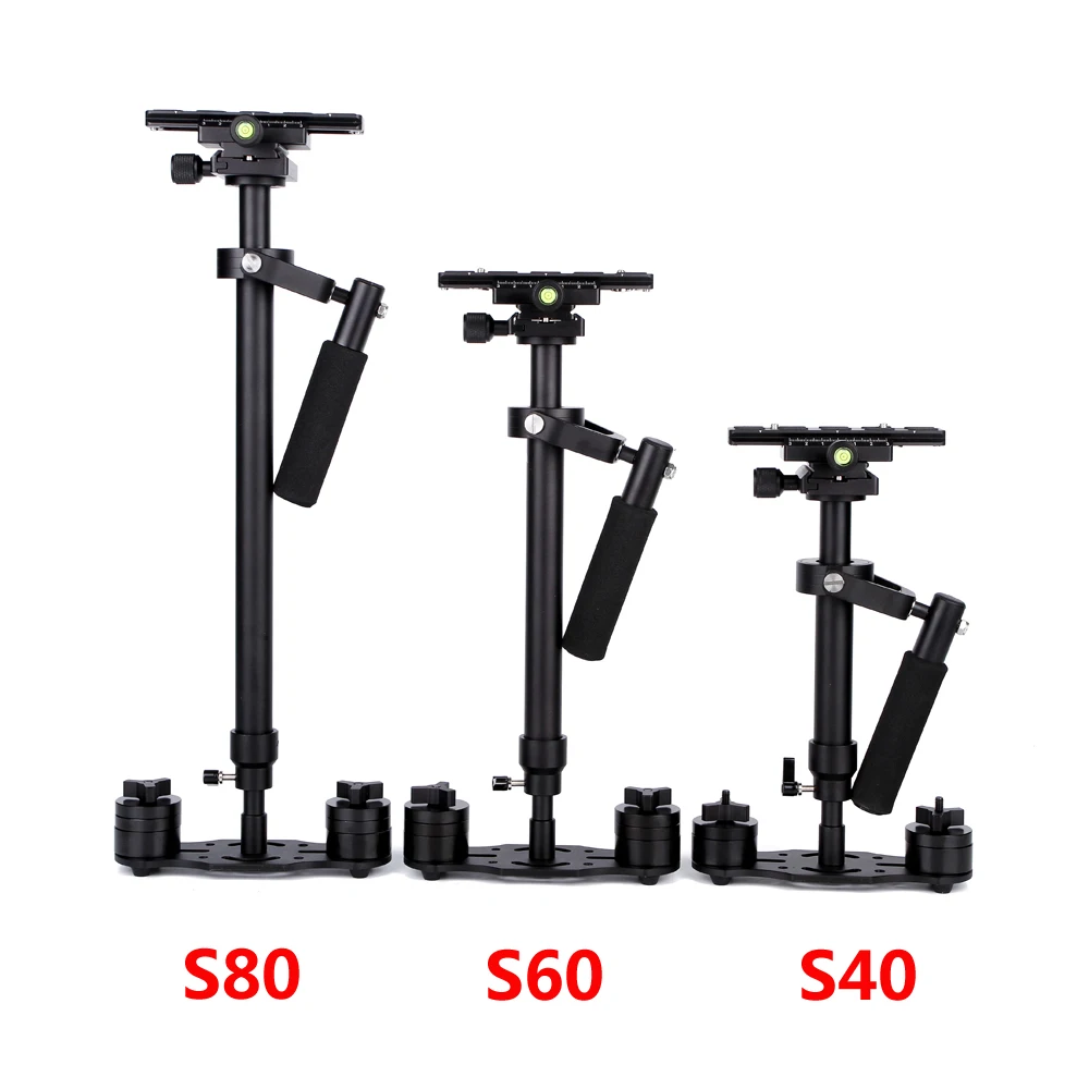 Photography Camera Video Studio 80cm/31.4'' Steadycam S80 Steadicam Handheld Stabilizer with Bag for Camcorder DSLR Canon Gopro |