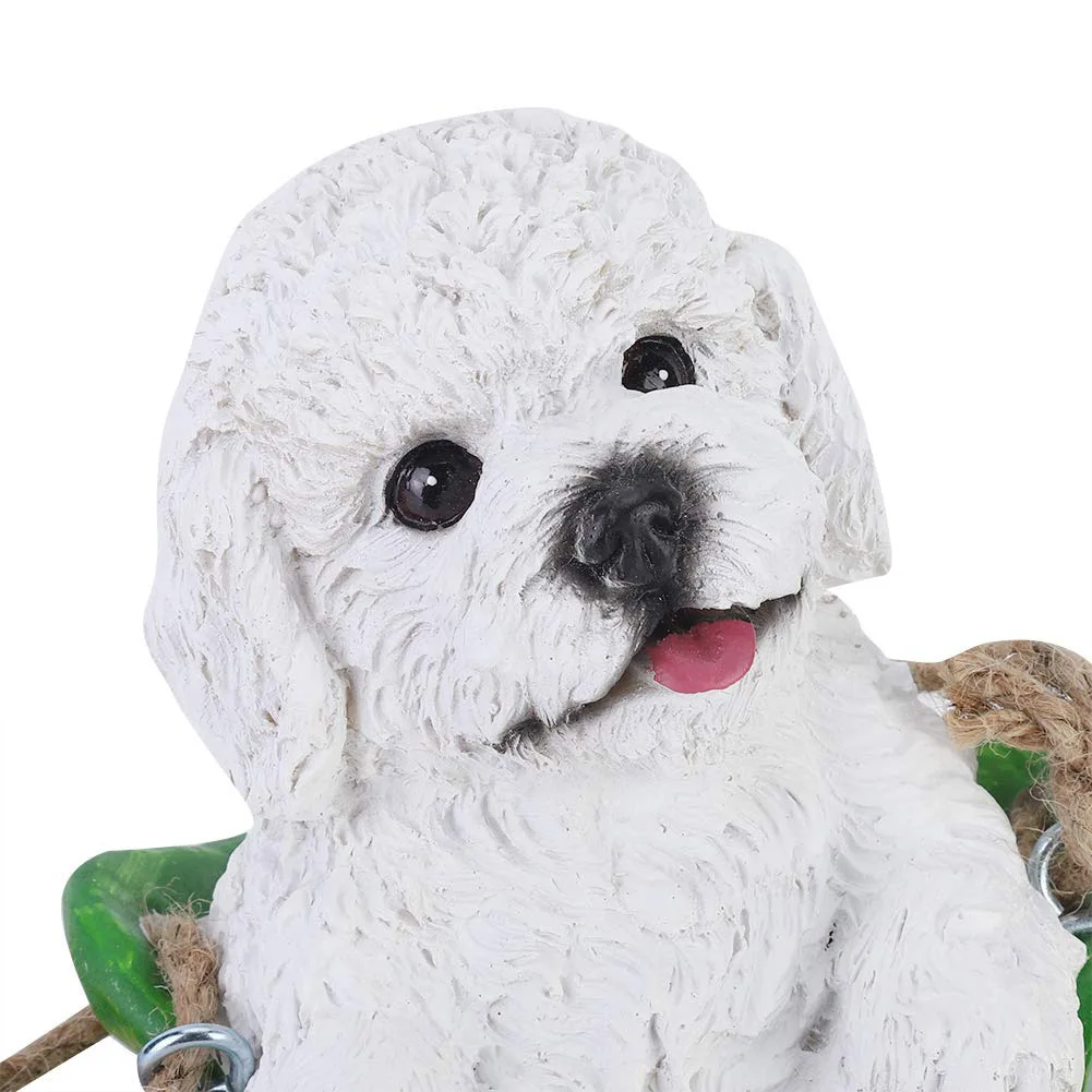 

Resin Swing Teddy Sculpture Art Statues Collecting Courtyard Garden Ornament Home Decor Art Sculpture Decoration Accessories