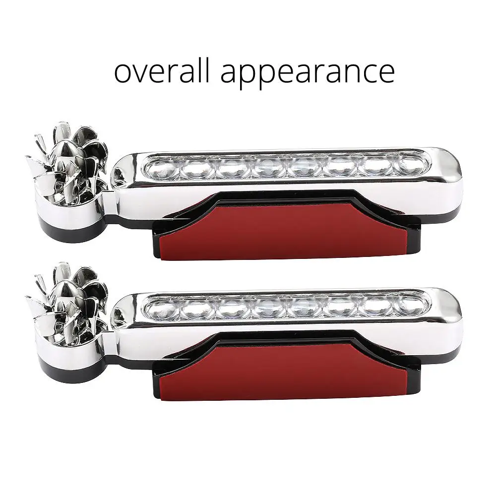 2X автомобиля светодиодный Авто проводки ветер Мощность решетка фары с вращения