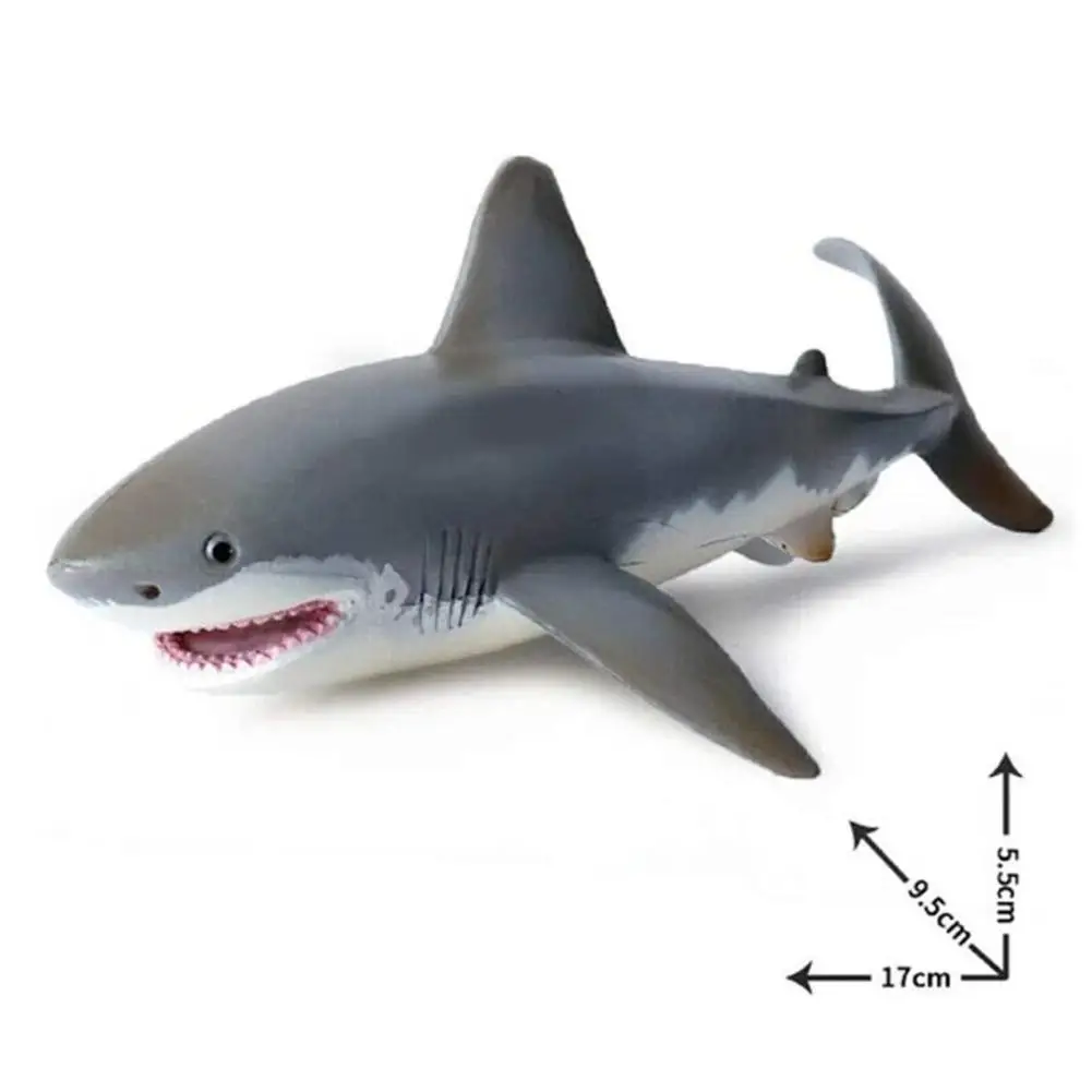 

Lifelike Shark Toy Safe Realistic Simulation Animal Model Doll for Kids
