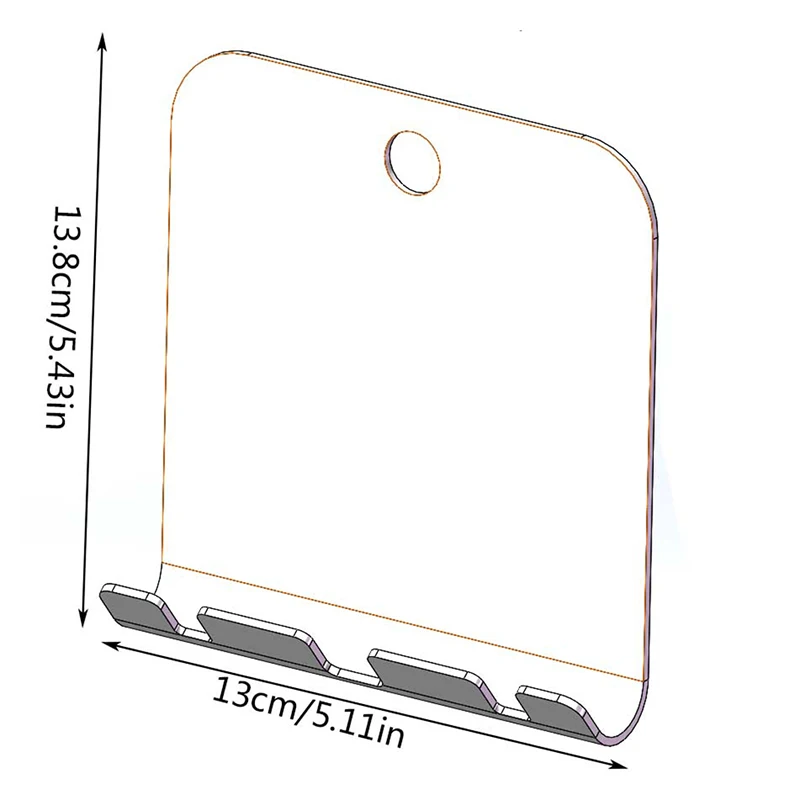 

Acrylic Anti Fog Shower Wall Mirror Bathroom Fogless Fog Free Mirror Washroom Travel For Man Shaving Mirror Dropshipping