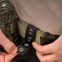 4pcs tactical belt buckle nylon heavy duty belt keeper portable webbing strap military belt equipment hunting accessories